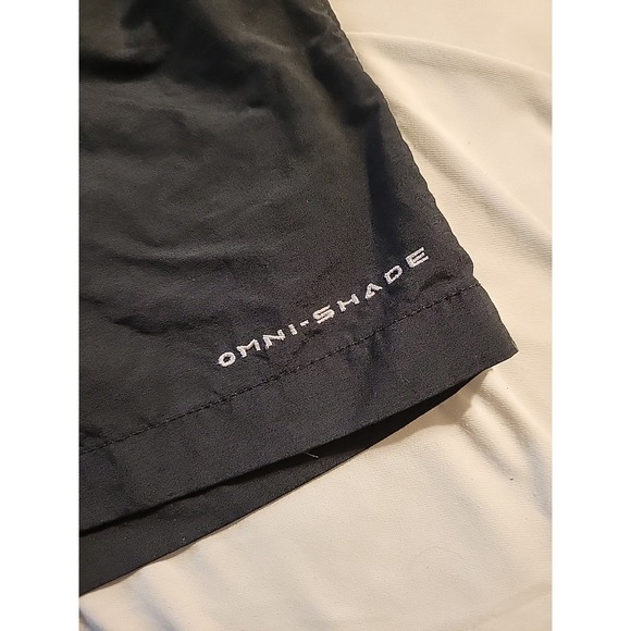 Columbia PFG Omni Shade Swim Trunks Shorts Black Boys Youth XS (6/7) - Picture 2 of 6